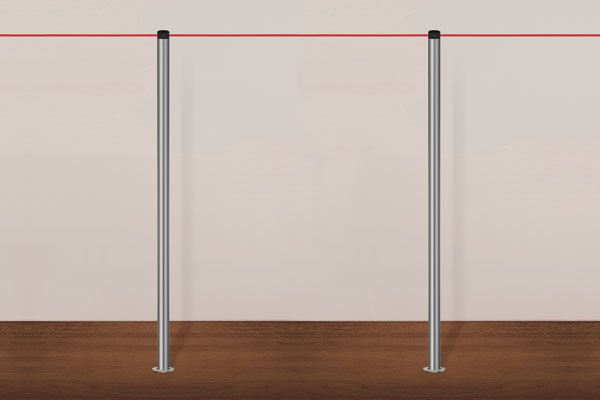 In-Floor Gallery Barrier