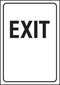 exit expanding-barrier-sign