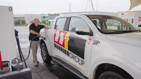 Robbie Alsop At Melbourne Petrol Station