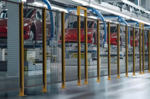 Welded Mesh Machine Guard Panel