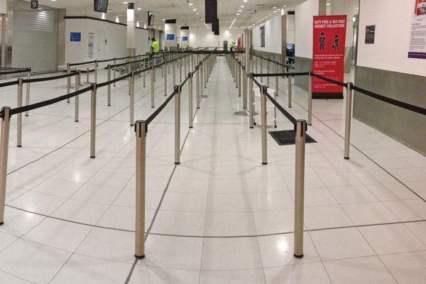 Removable Neata Airport Barriers