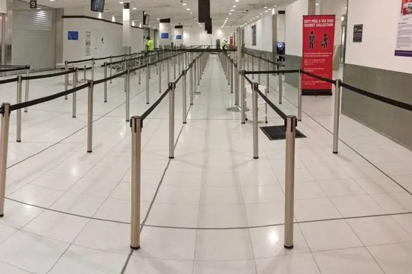 Removable Neata Airport Barriers