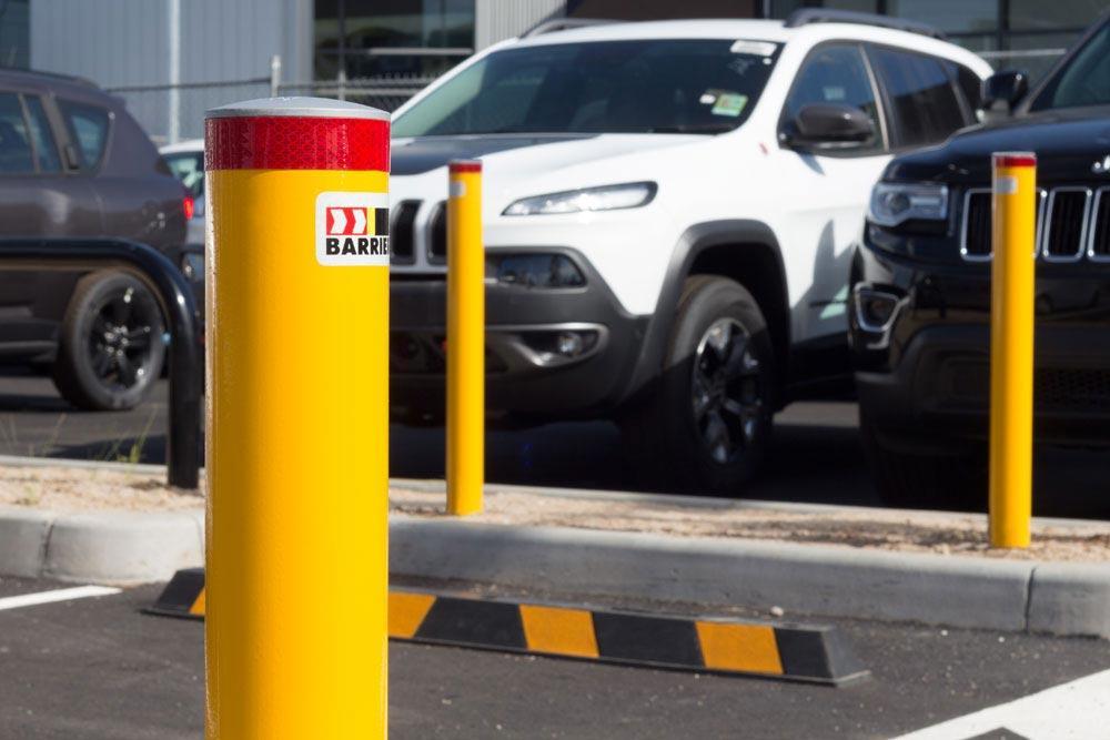 Round Bollards Heavy Duty Steel
