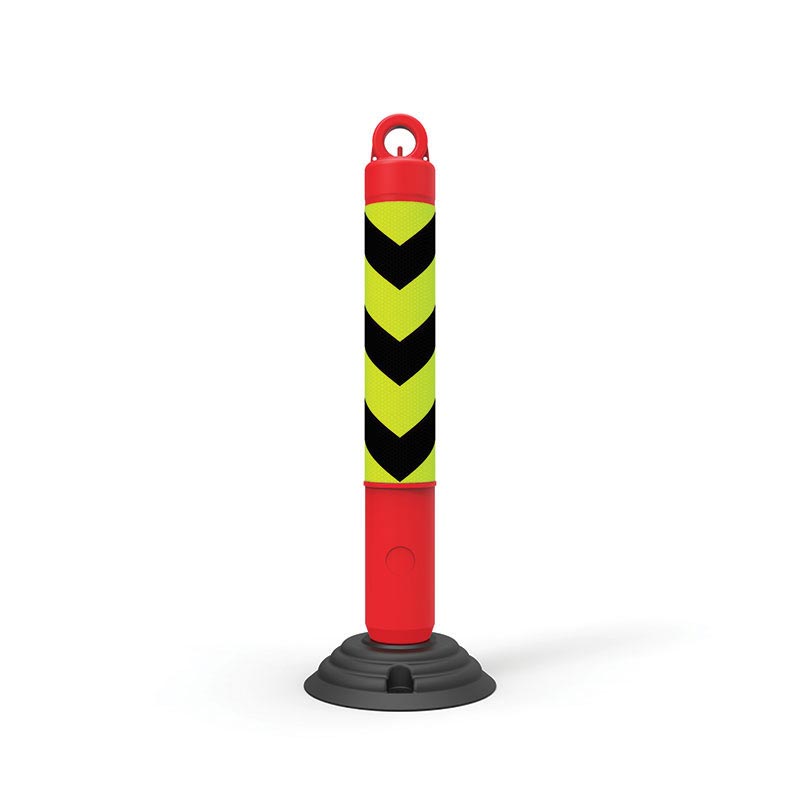 Two-Piece Rebound Bollards with Chain Loop